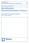 Michael Sitsen, Dieter Posch - Der öffentliche Personennahverkehr in Hessen