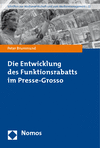 Peter Brummund - Die Entwicklung des Funktionsrabatts im Presse-Grosso