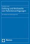 Friedhelm Hufen - Geltung und Reichweite von Patientenverfügungen