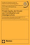 Florian Holzner - Private Equity, der Einsatz von Fremdkapital und Gläubigerschutz
