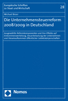 Michael Broer - Die Unternehmensteuerreform 2008/2009 in Deutschland
