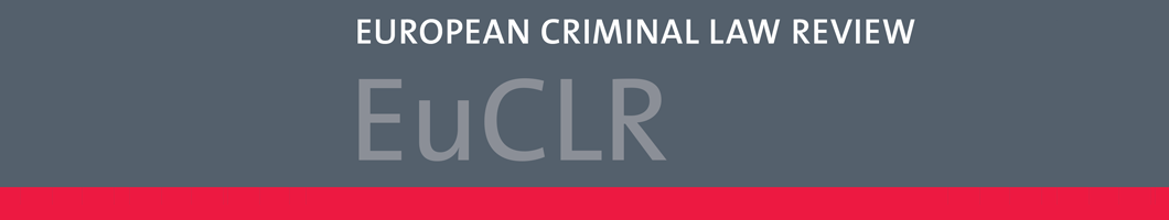 European Criminal Law Review Banner