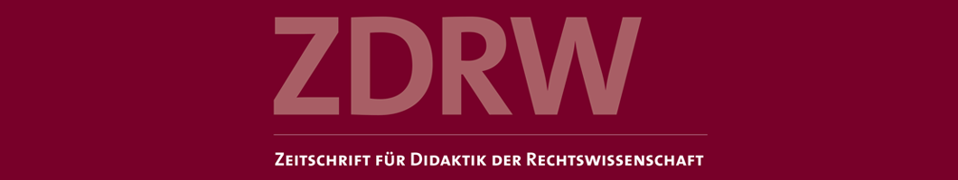 Zeitschrift für Didaktik der Rechtswissenschaft Banner